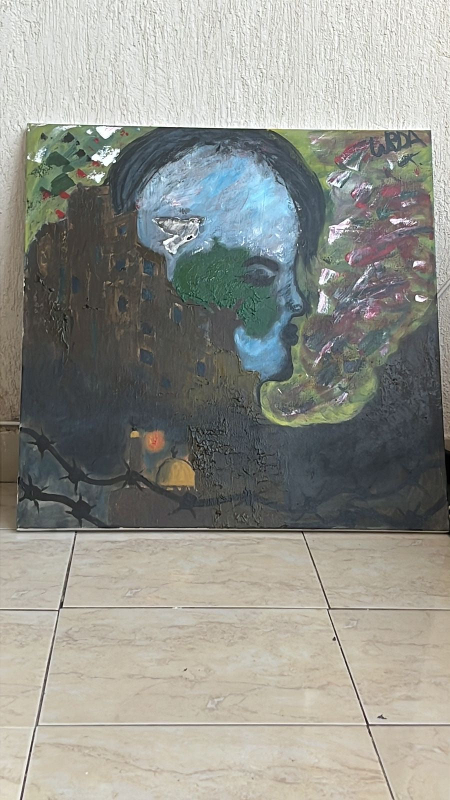 My Homeland's Soil — Original Artwork by Warda