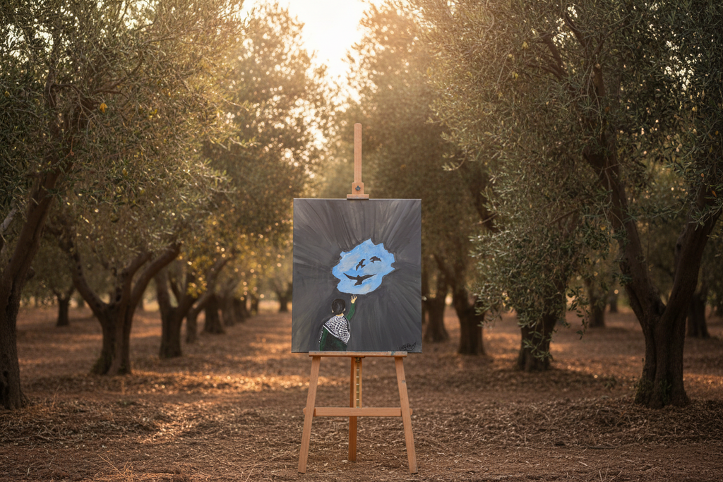 A Wounded Homeland in Olive Trees