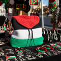 Crochet Backpack with Palestinian Flag Pattern