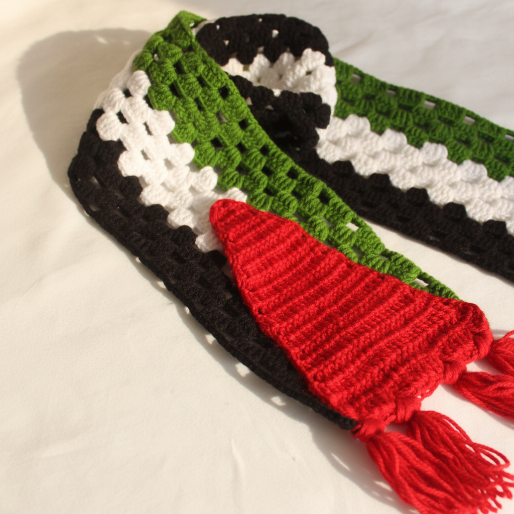 Crochet Scarf Detail