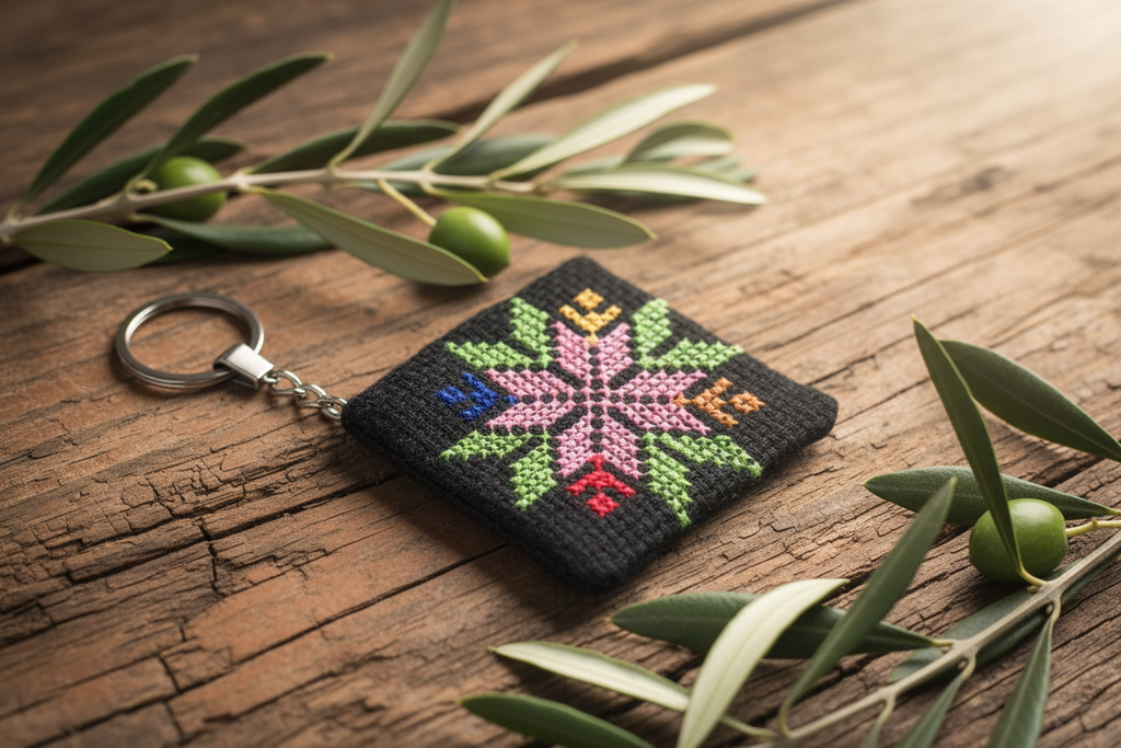 Lifestyle shot with olive branches