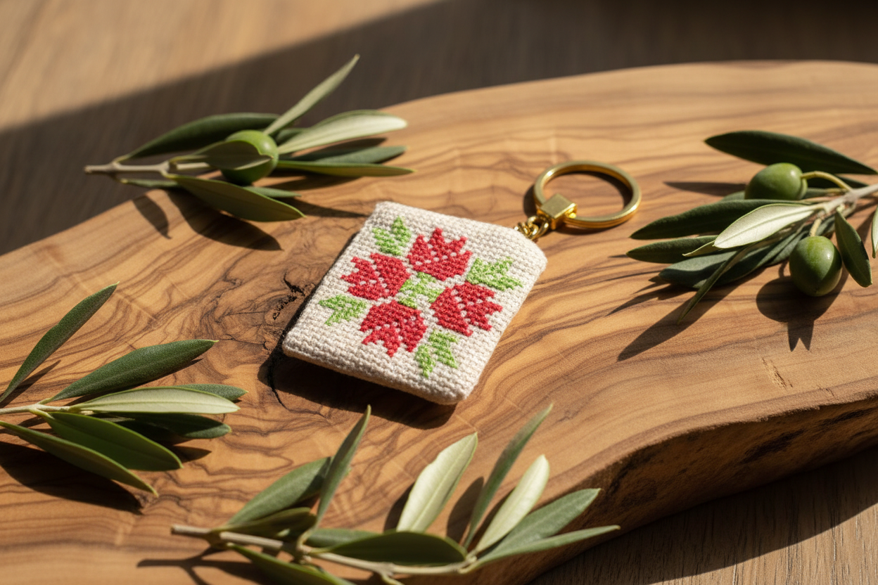 Lifestyle shot with olive branches