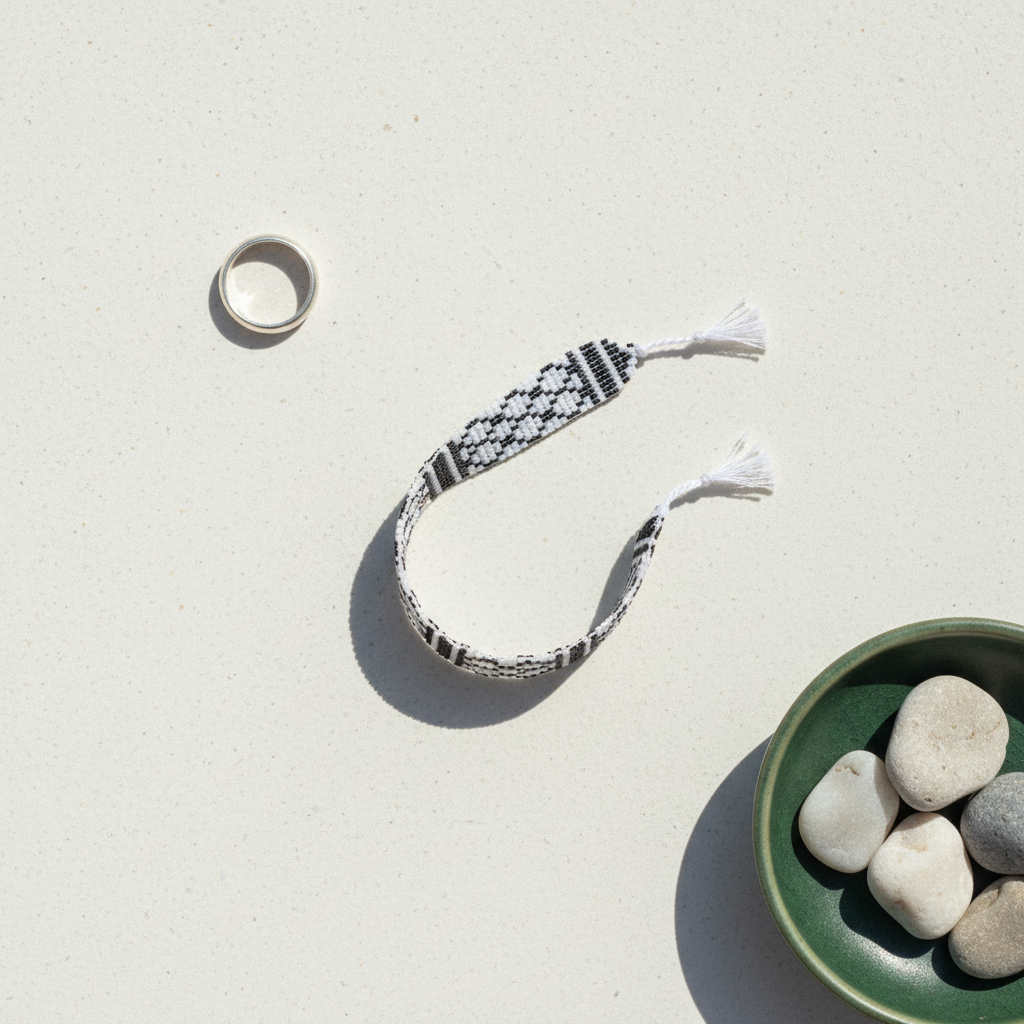 Pattern We Inherit Bracelet Flat Lay