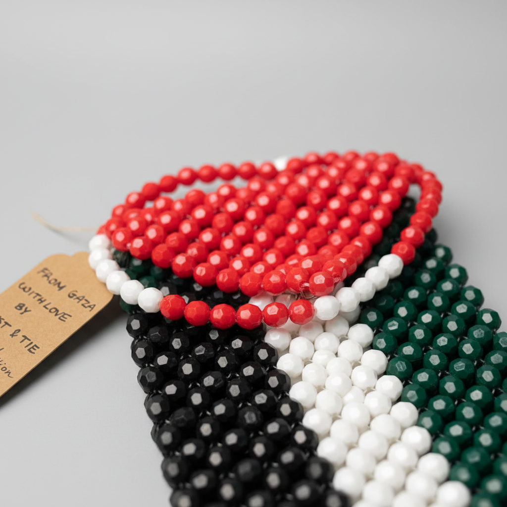 The Flag We Carry Beaded Bag